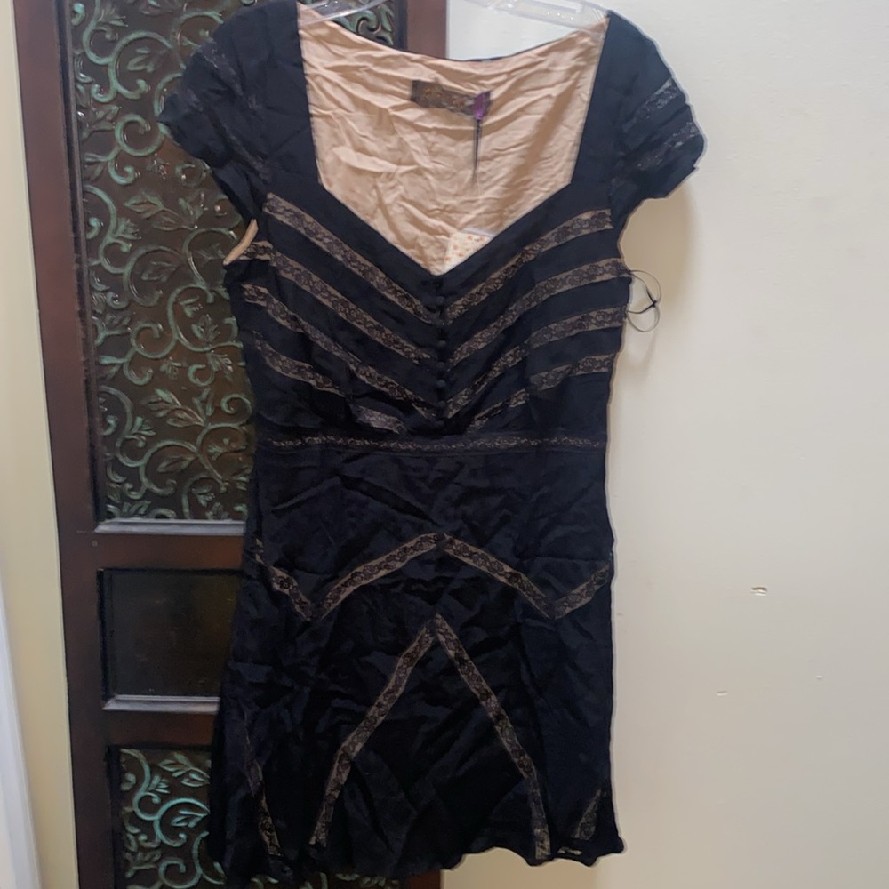 Free People Elle Babydoll Mini Dress NWT